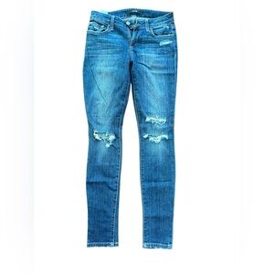 Joe's Jeans Distressed Skinny Denim Vidika Size 24